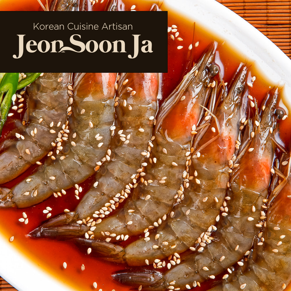 JEON SOON JA Soy Sauce Marinated Shrimp 15pcs Kooksan