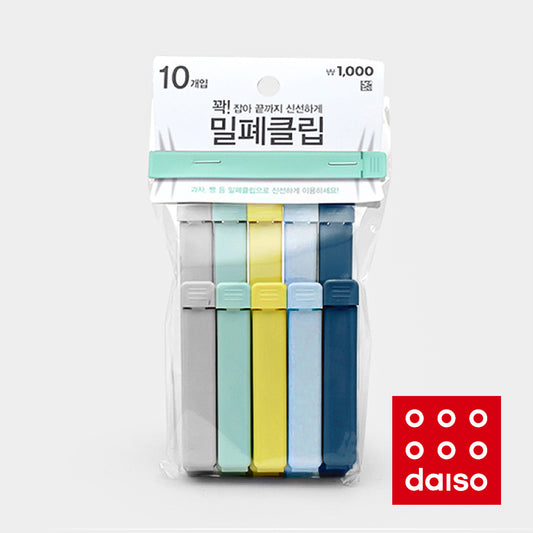 [Kitchen] Daiso Food sealing clip - multi sizes 10EA