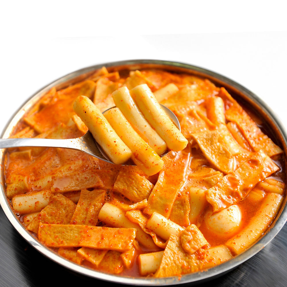 Bunsik SET [Nude sundae+Teokbokki+1 Kimbab with RANDOM flavor] total 760-770g / 1.68lb