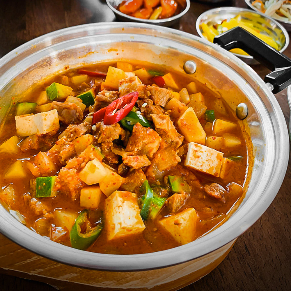 Doenjang stew with less soup but rich flavor (jjageuli) 200g / 0.44lb