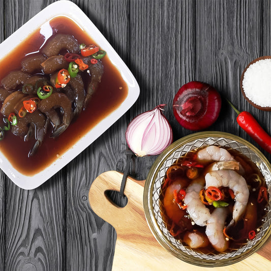 [NEW] Easy to eat! Peeled soy sauce marinated shrimp 330g / 0.73lb