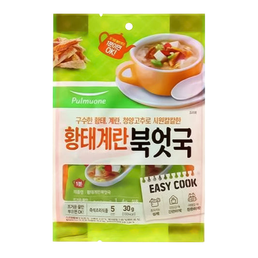 [NEW] Easy soup block pack [Dried pollock soup with egg] 6g*5ea total 30g / 0.07lb