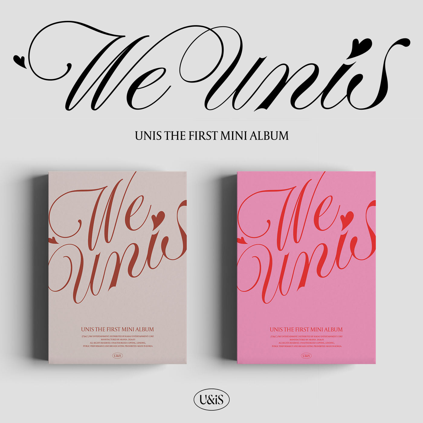 UNIS - The 1st Mini Album 'WE UNIS' (START ver./STORY ver.)