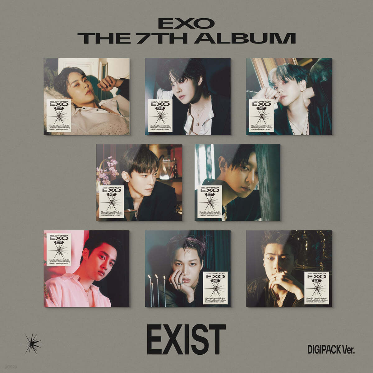 EXO 7TH ALBUM - EXIST (DIGIPACK VER.) – Kooksan